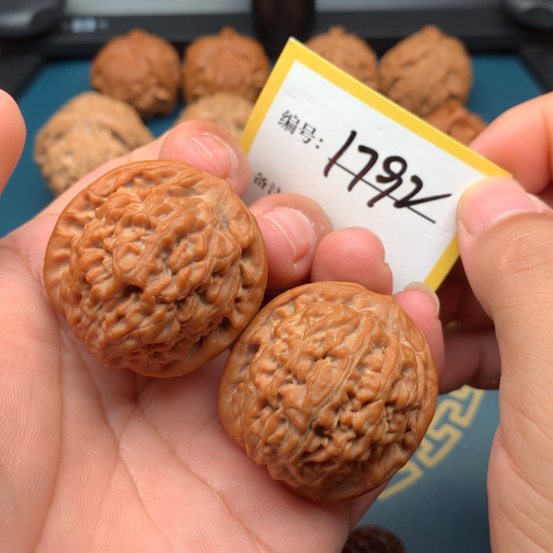 把件文玩核桃38全品莲花1792
