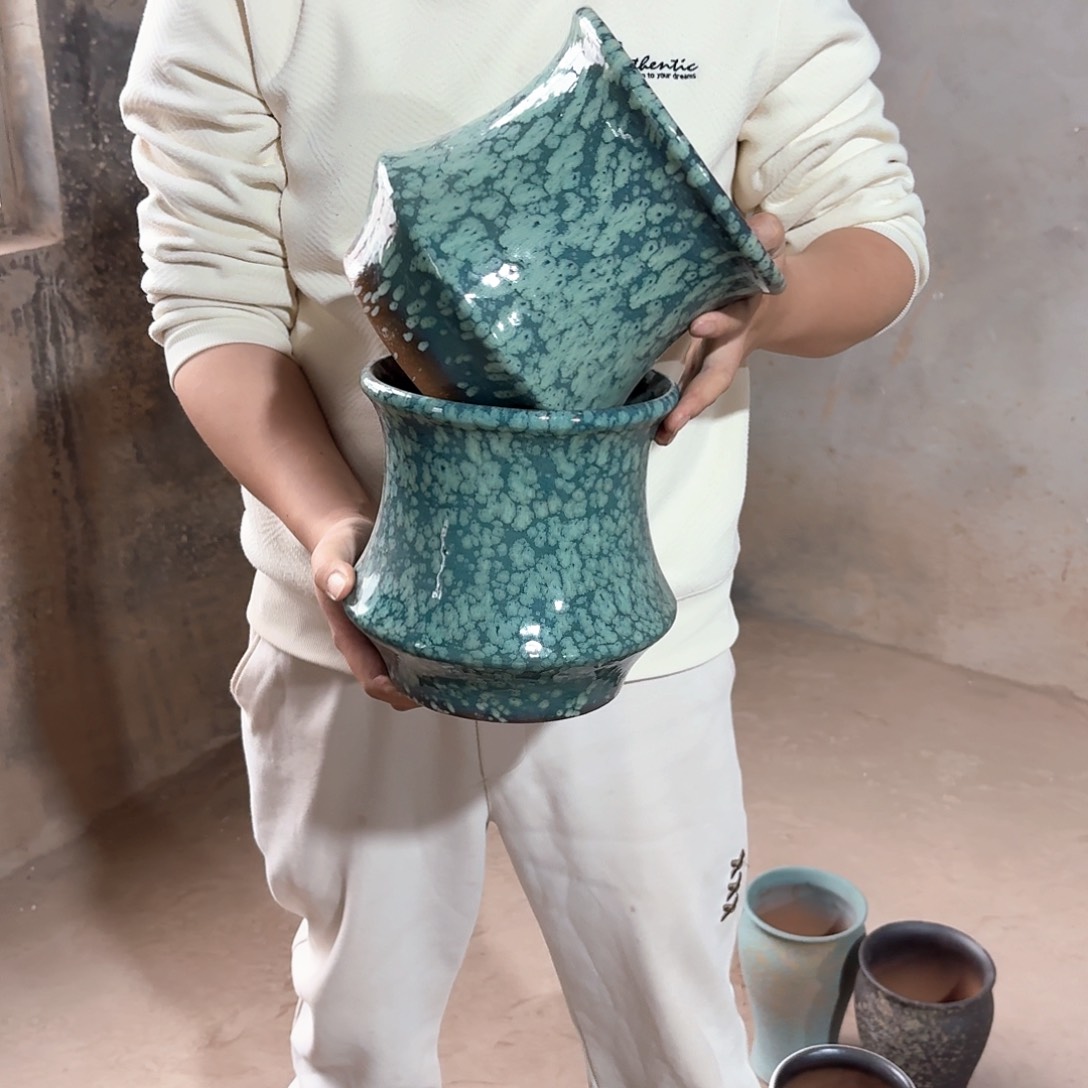 红陶口20高20两个