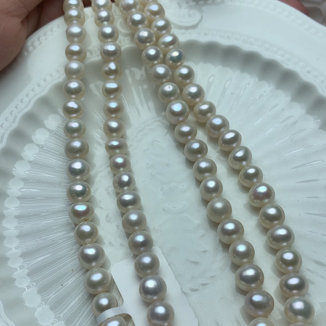 淡水珍珠6-7未镶嵌x20项链