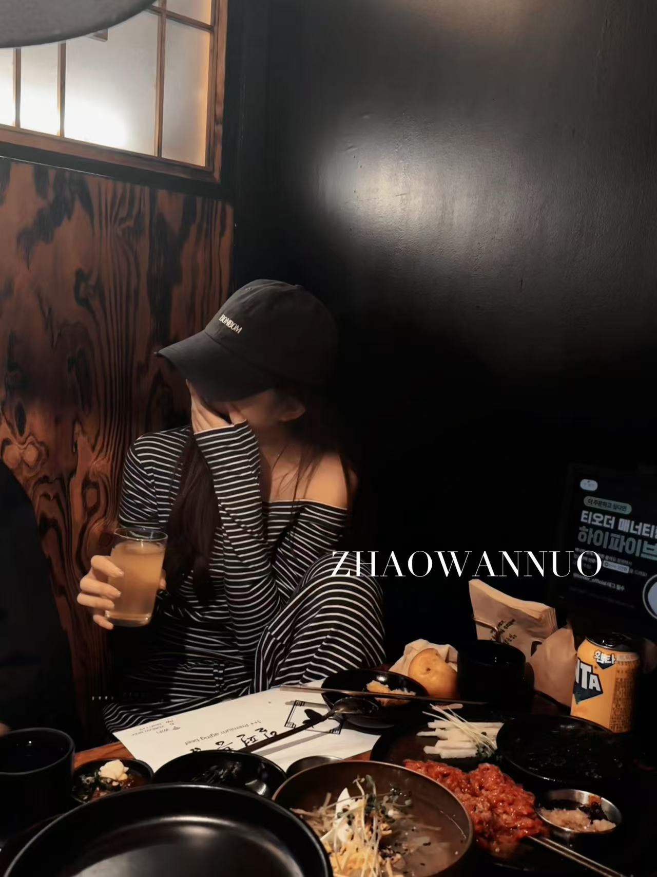 ZHAO WANNUO 丨 Bonb*m韩版字母休闲棒球帽NC0843