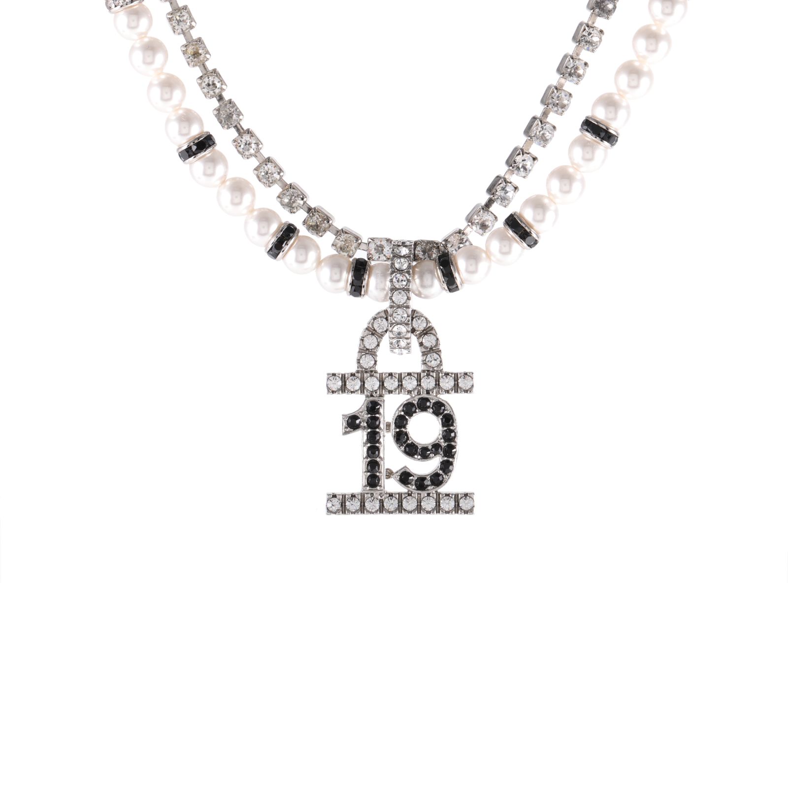 99新 Chanel/香奈儿 小花6枫 22A 手工坊19数字choker项链