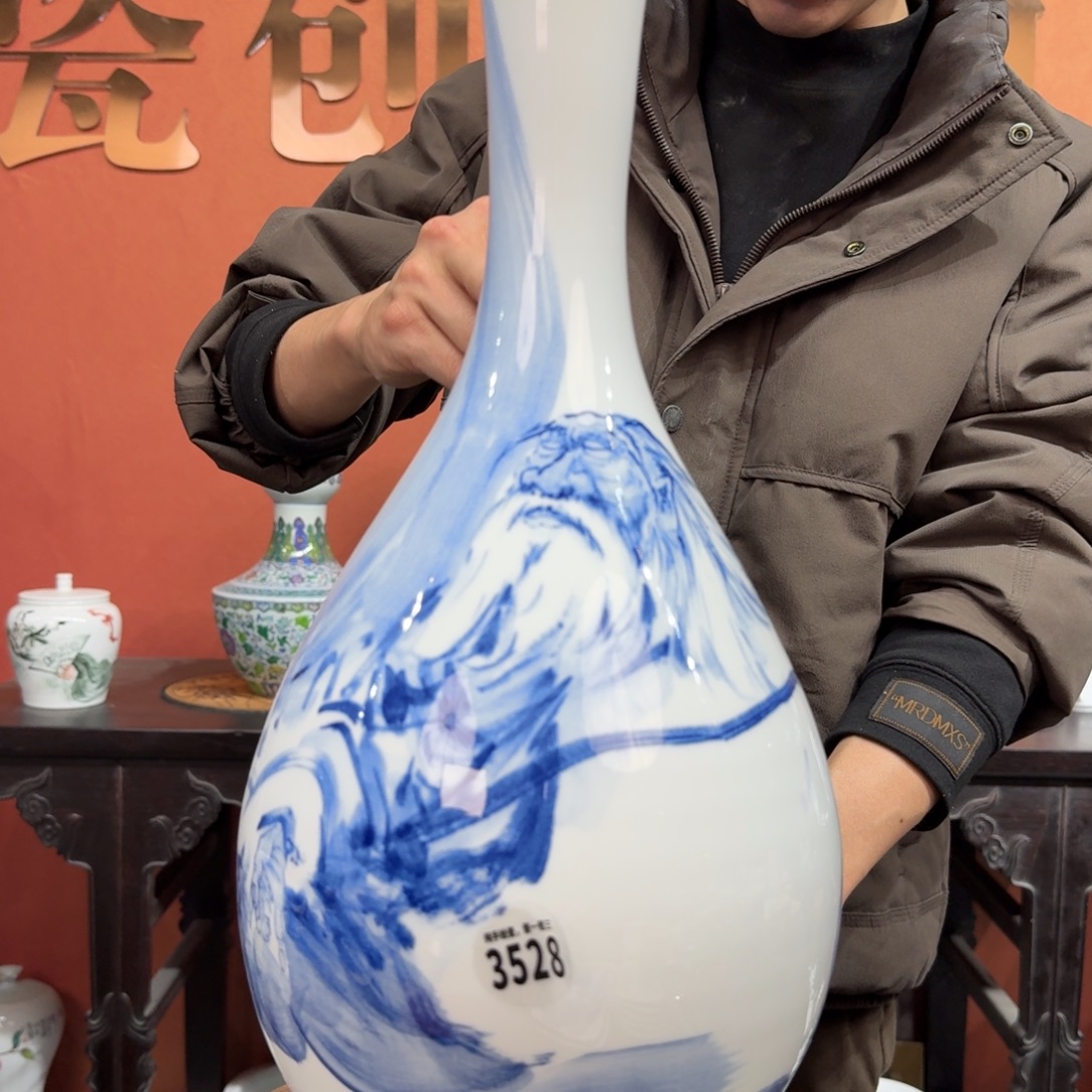 陶摆件吴义松甄选陶瓷3528