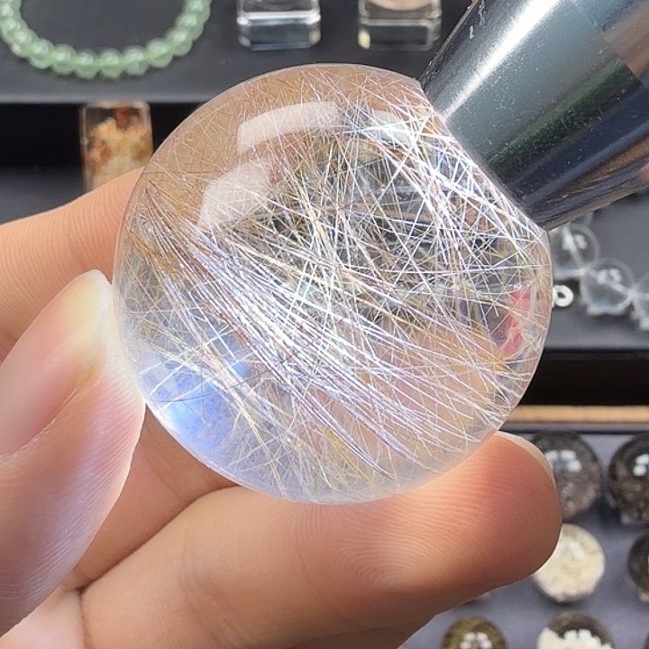 水晶未镶嵌珠宝半成品