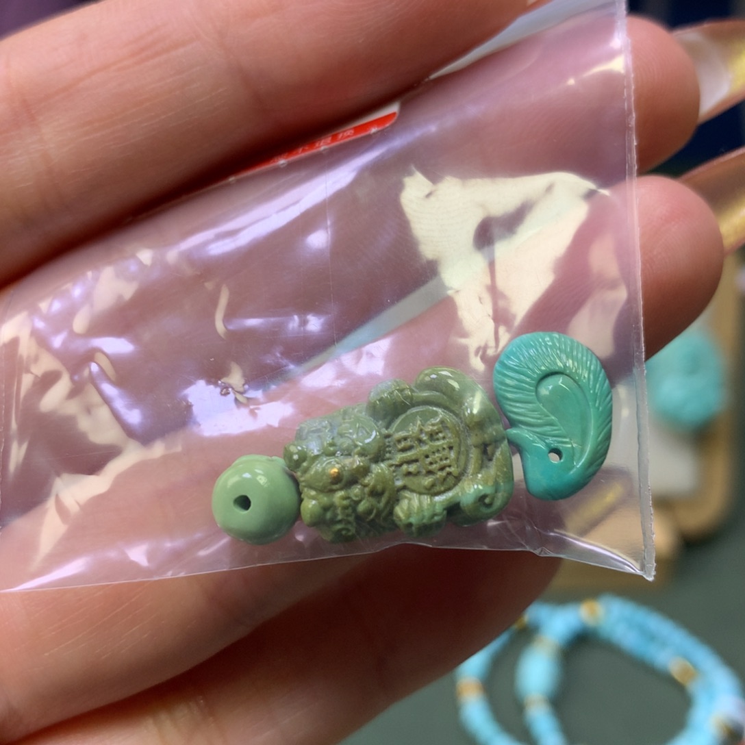 绿松石配饰定制未镶嵌