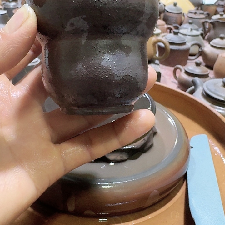 紫砂茶壶坭兴陶柴烧