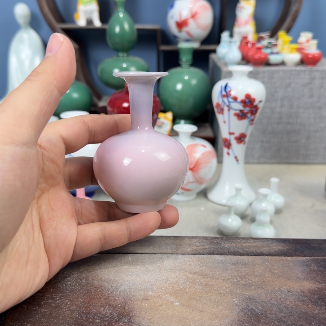 陶瓷手工小花器摆件