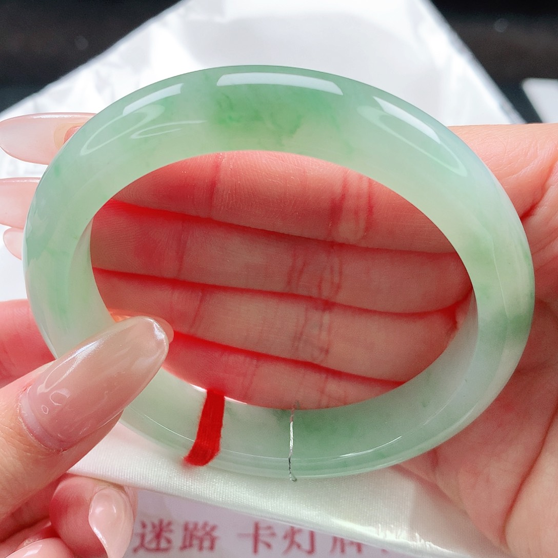 未镶嵌手镯翡翠58圈