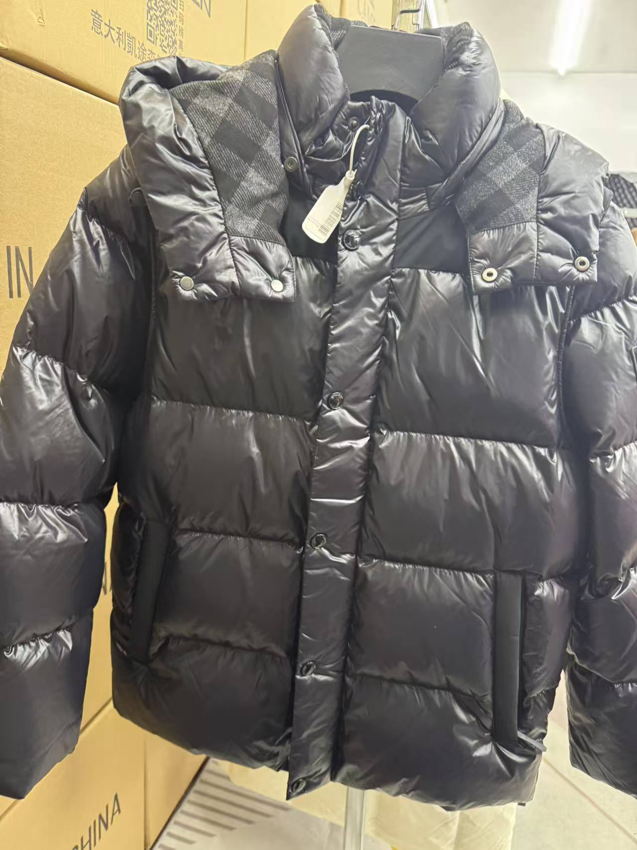 【可拆卸袖子】冬季鹅绒外套男羽绒服男士女连帽情侣款加厚短款