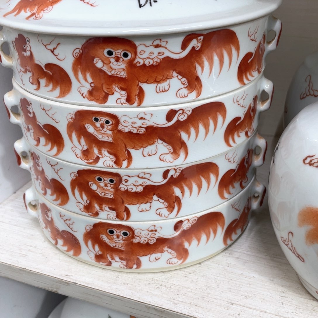 摆件老*手绘陶瓷作品欣赏