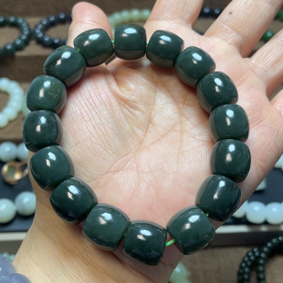 未镶嵌手链和田玉（青玉）