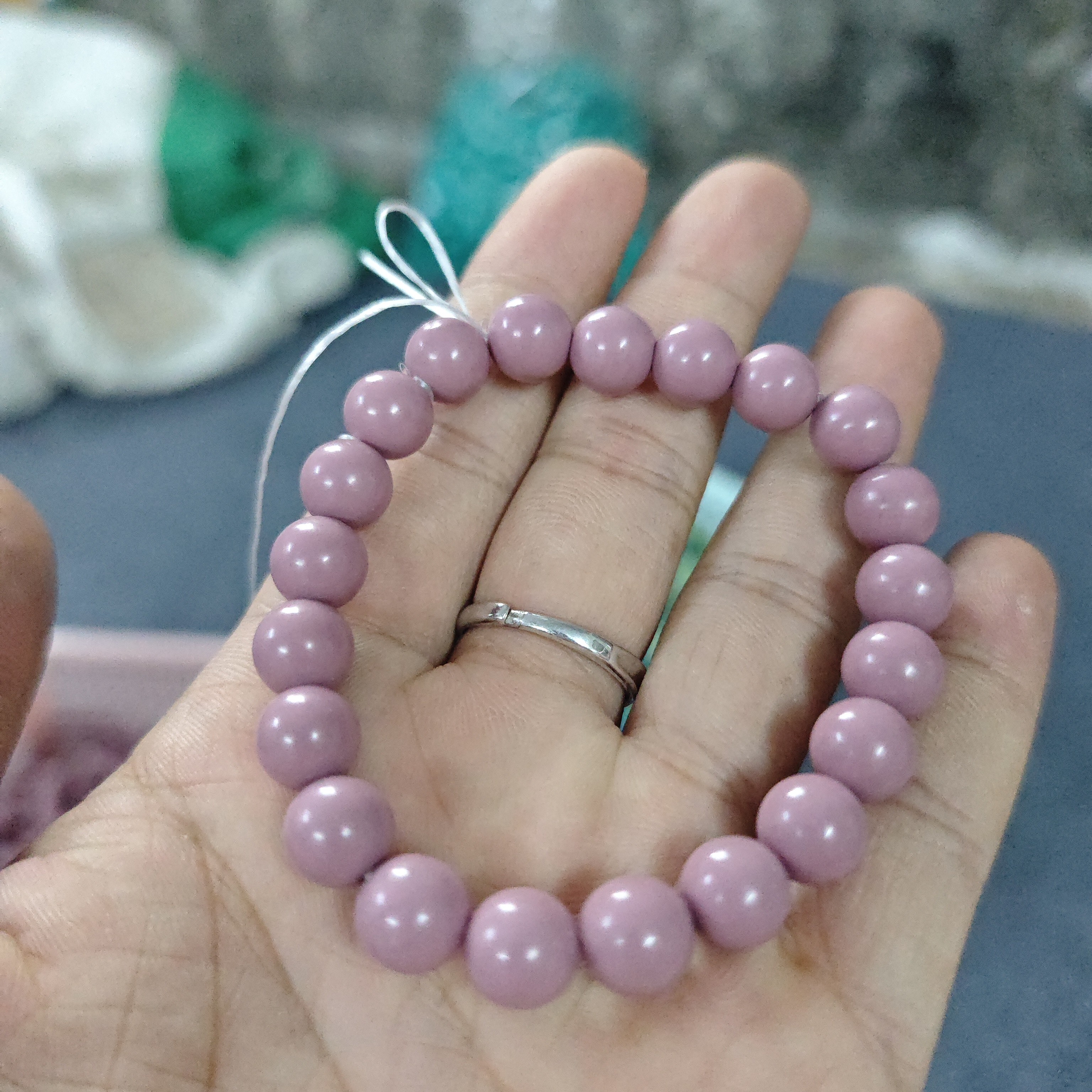 A10精品粉手串10MM