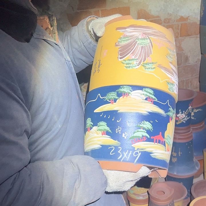 紫砂紫砂花盆也太