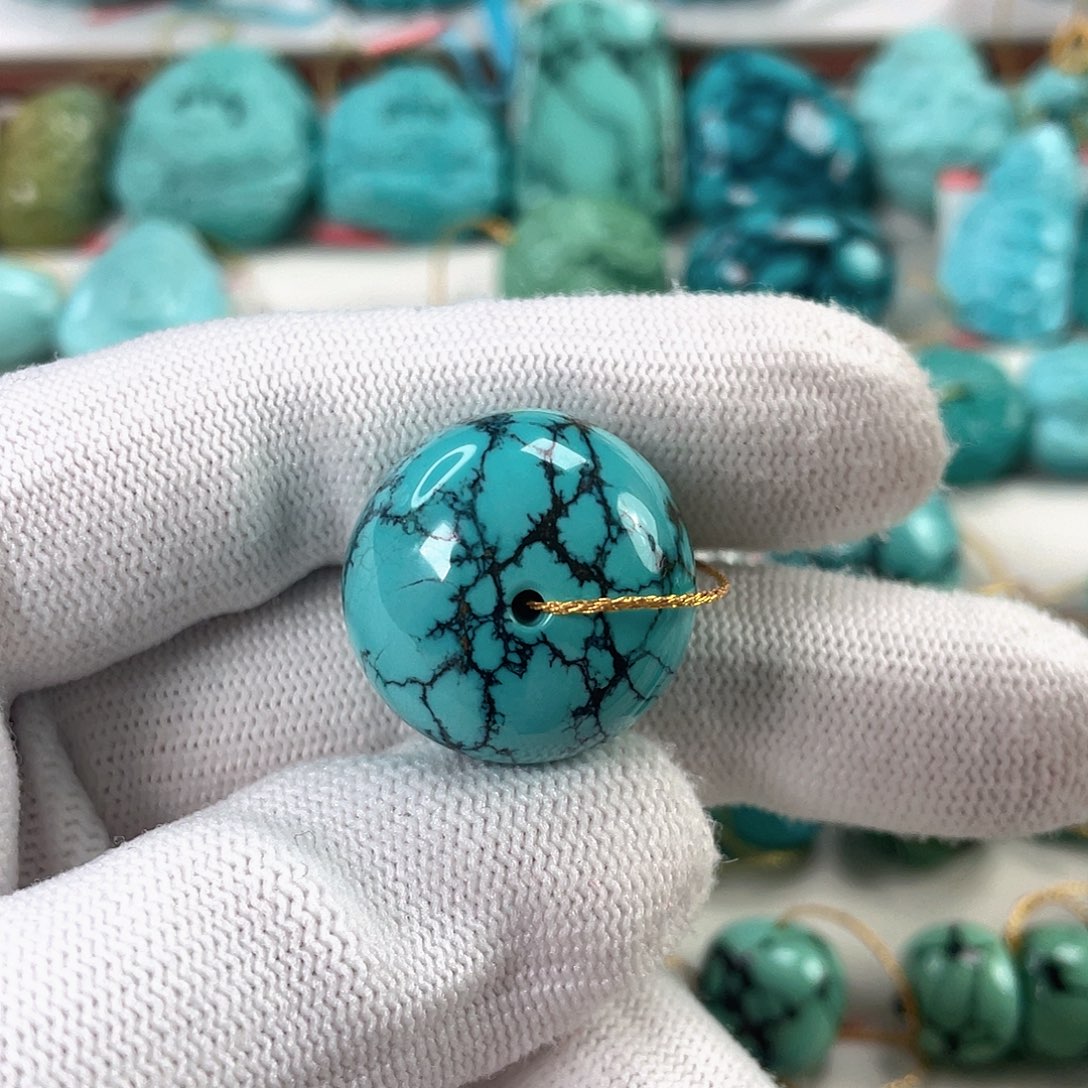 绿松石未镶嵌车挂