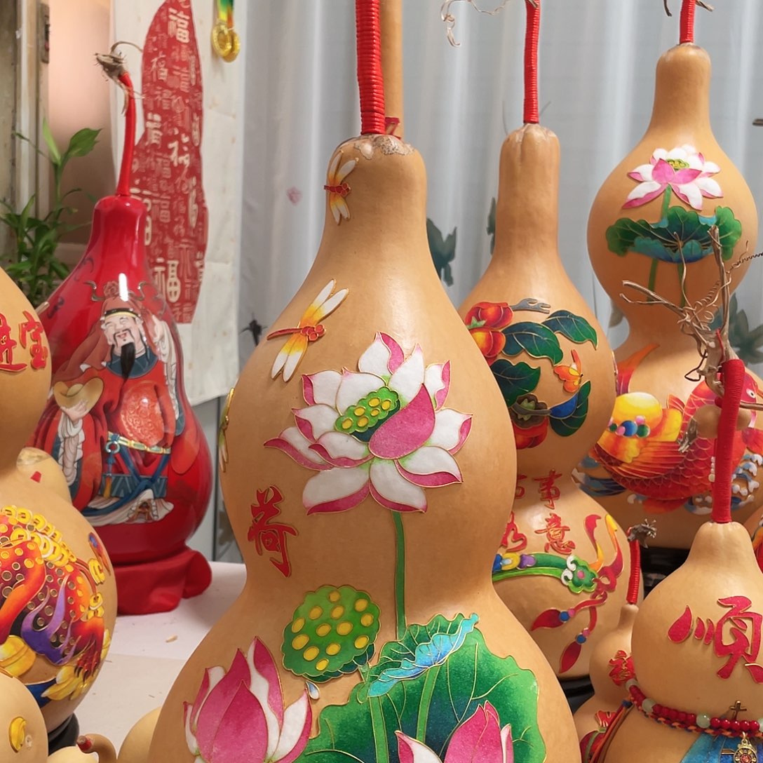 K***I木葫芦福禄荷花单面满工