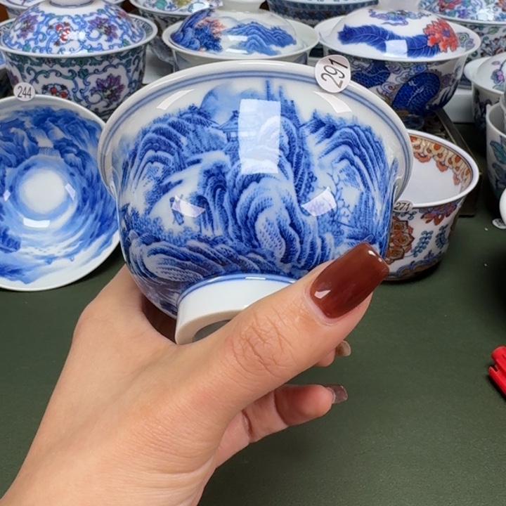 沙沙手工手绘茶具291