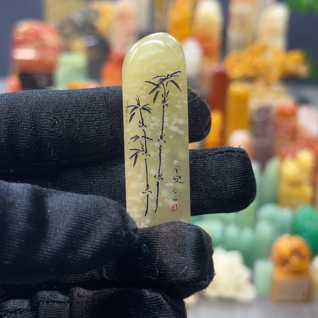 寿山石印石包邮包刻523