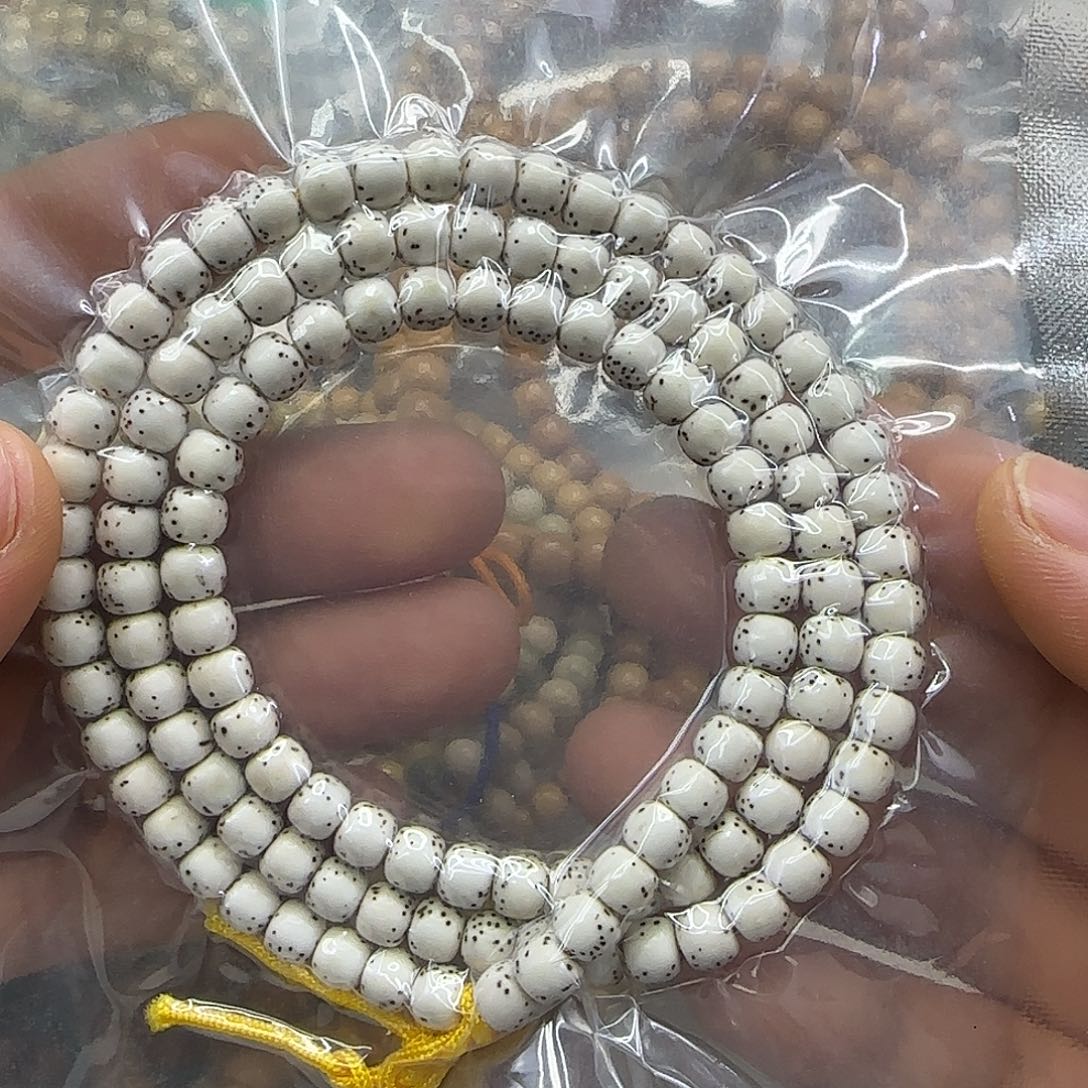 星月菩提手串120殿堂半壁留白星月65-108河豚