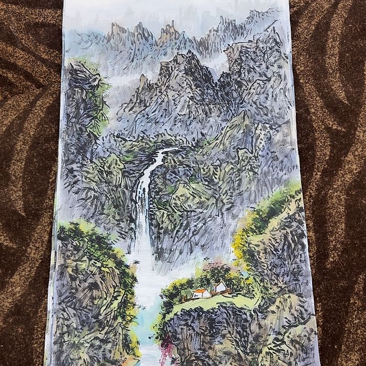 国画绘画广成子老师作品140.70