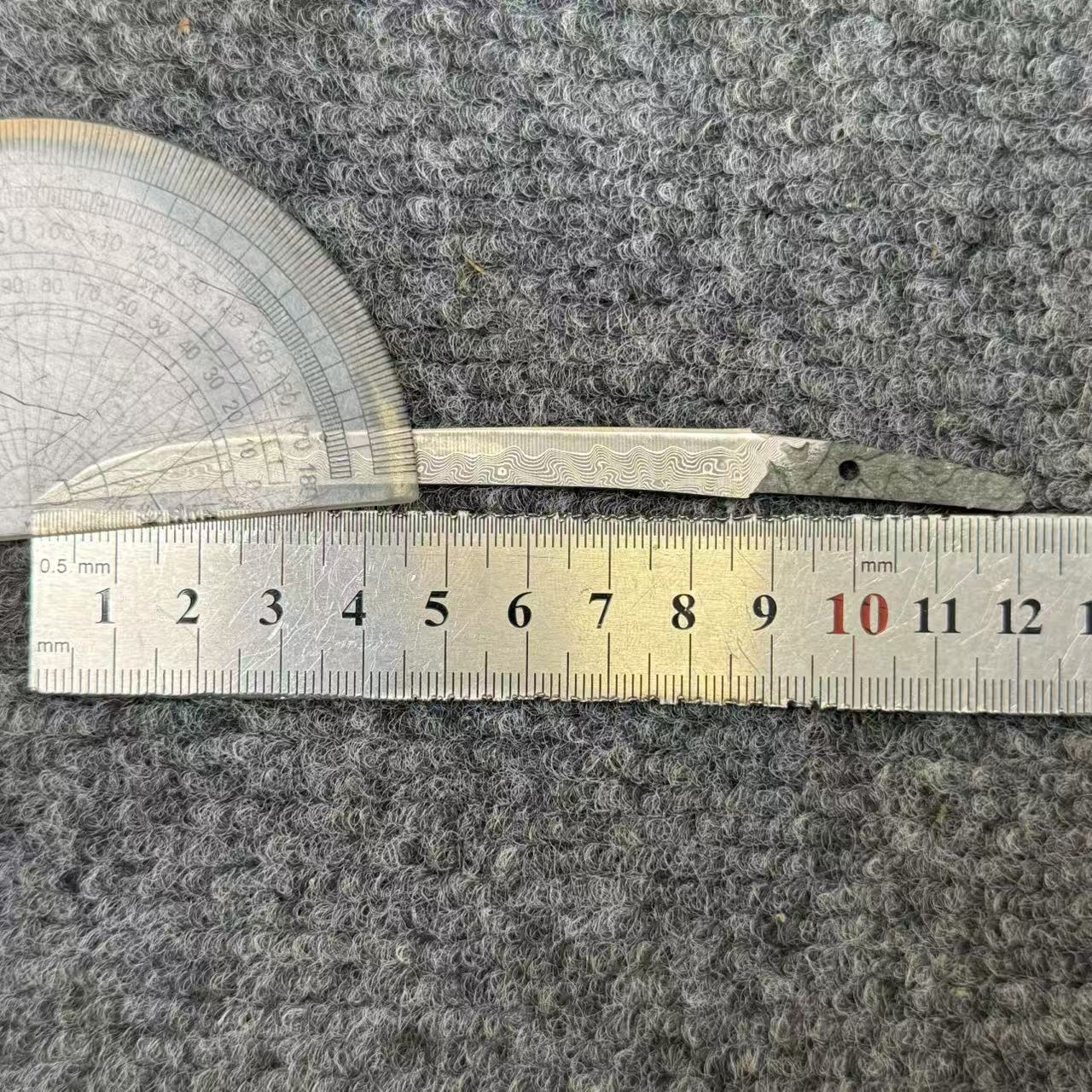 HA小号弯背武士水果刀胚