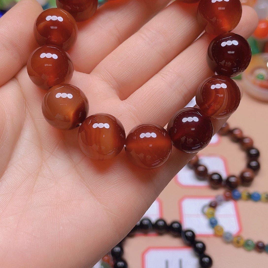 玛瑙/玉髓颈饰未镶嵌冷**心