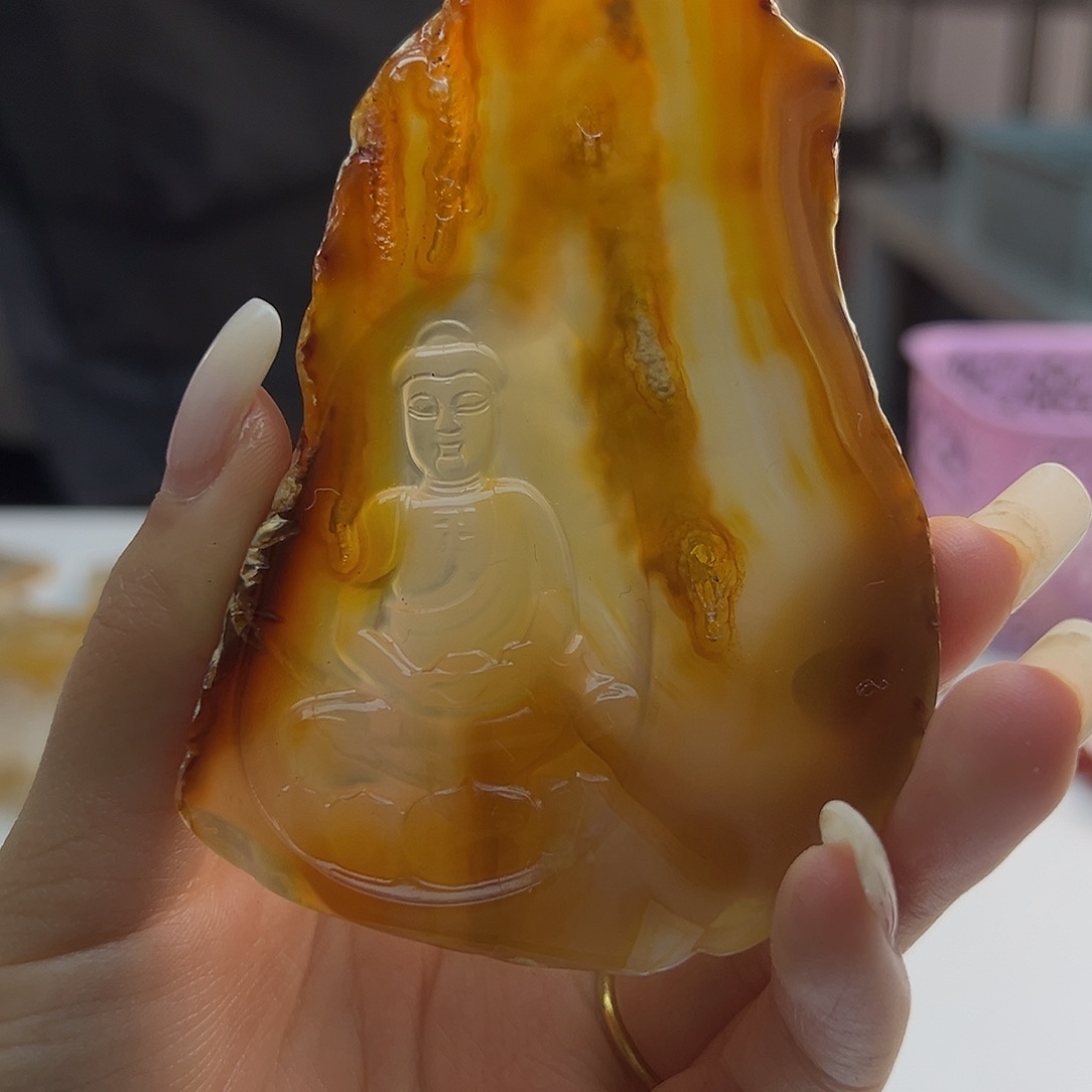 玛瑙/玉髓未镶嵌吊坠(不含链)