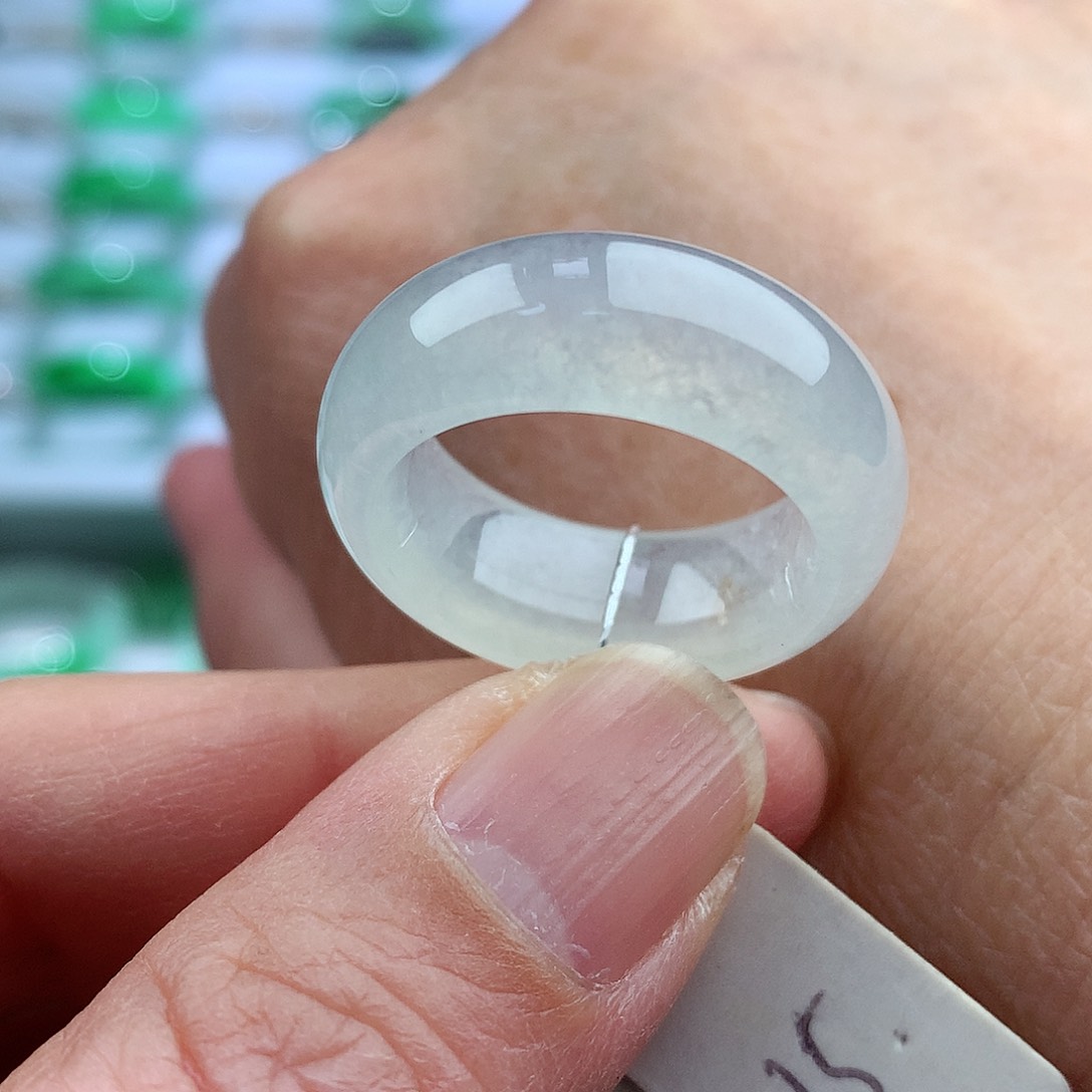 未镶嵌戒指翡翠15号