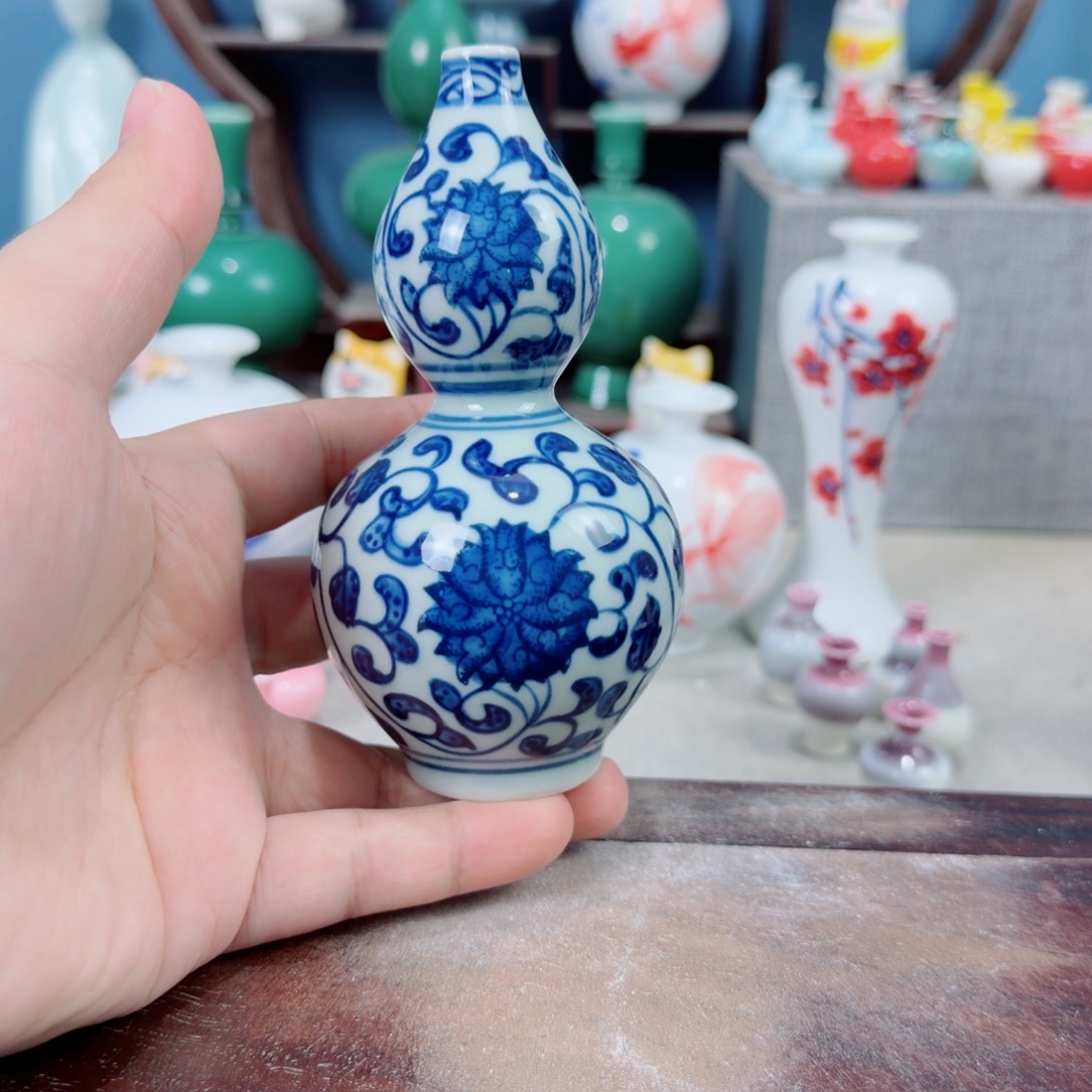 陶瓷手工小花器摆件
