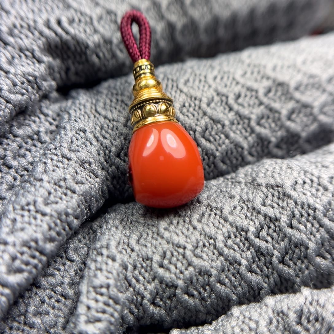 南红玛瑙分体三通未镶嵌