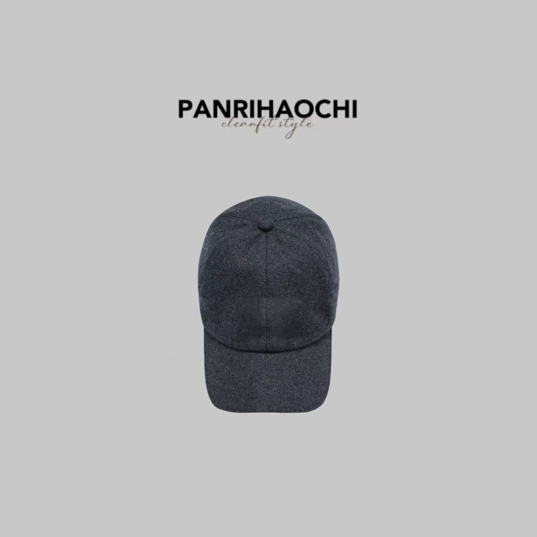 灰色休闲刺绣棒球帽