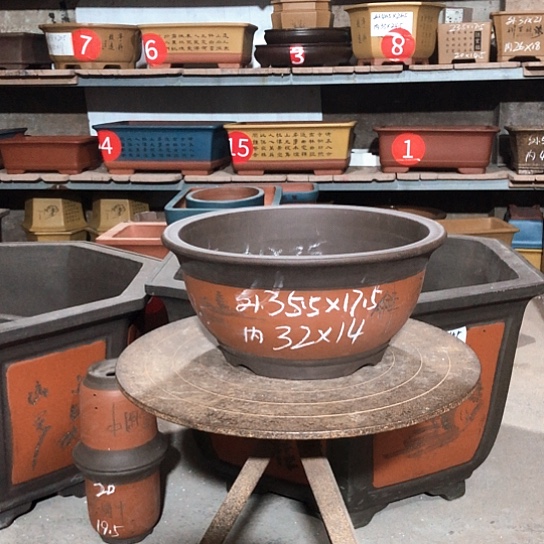 紫砂紫砂花盆包邮