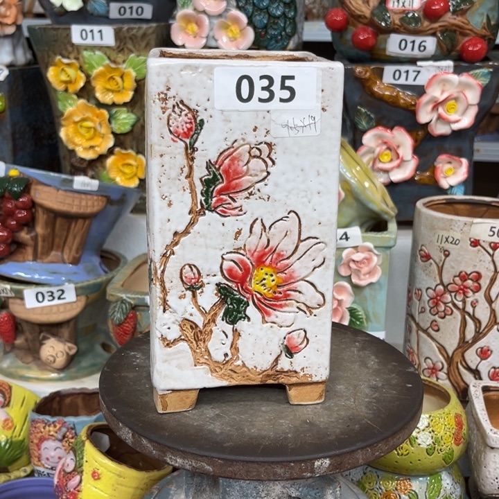 紫砂花盆粗陶材质多肉花盆