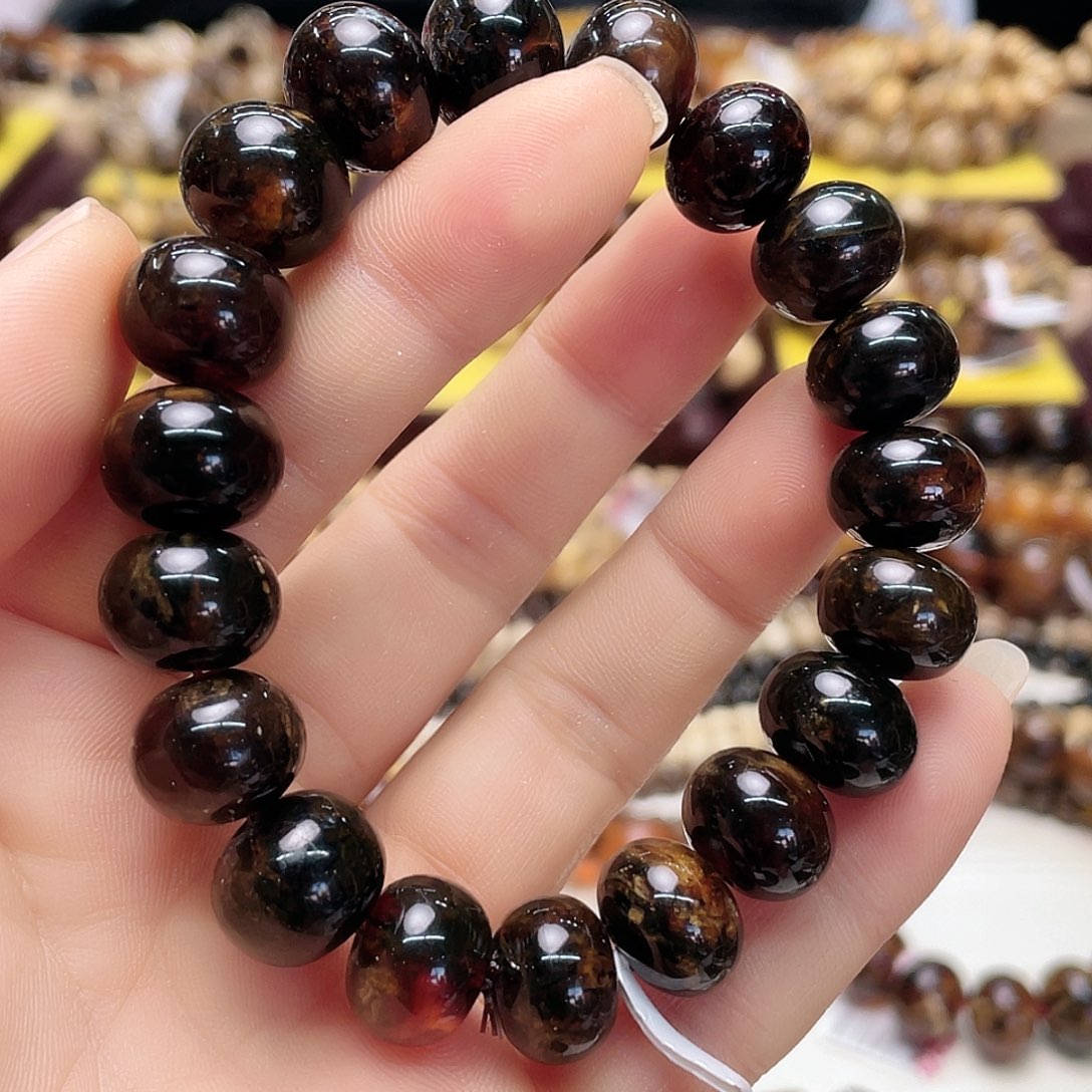 琥珀裸石未镶嵌花****r十三10967