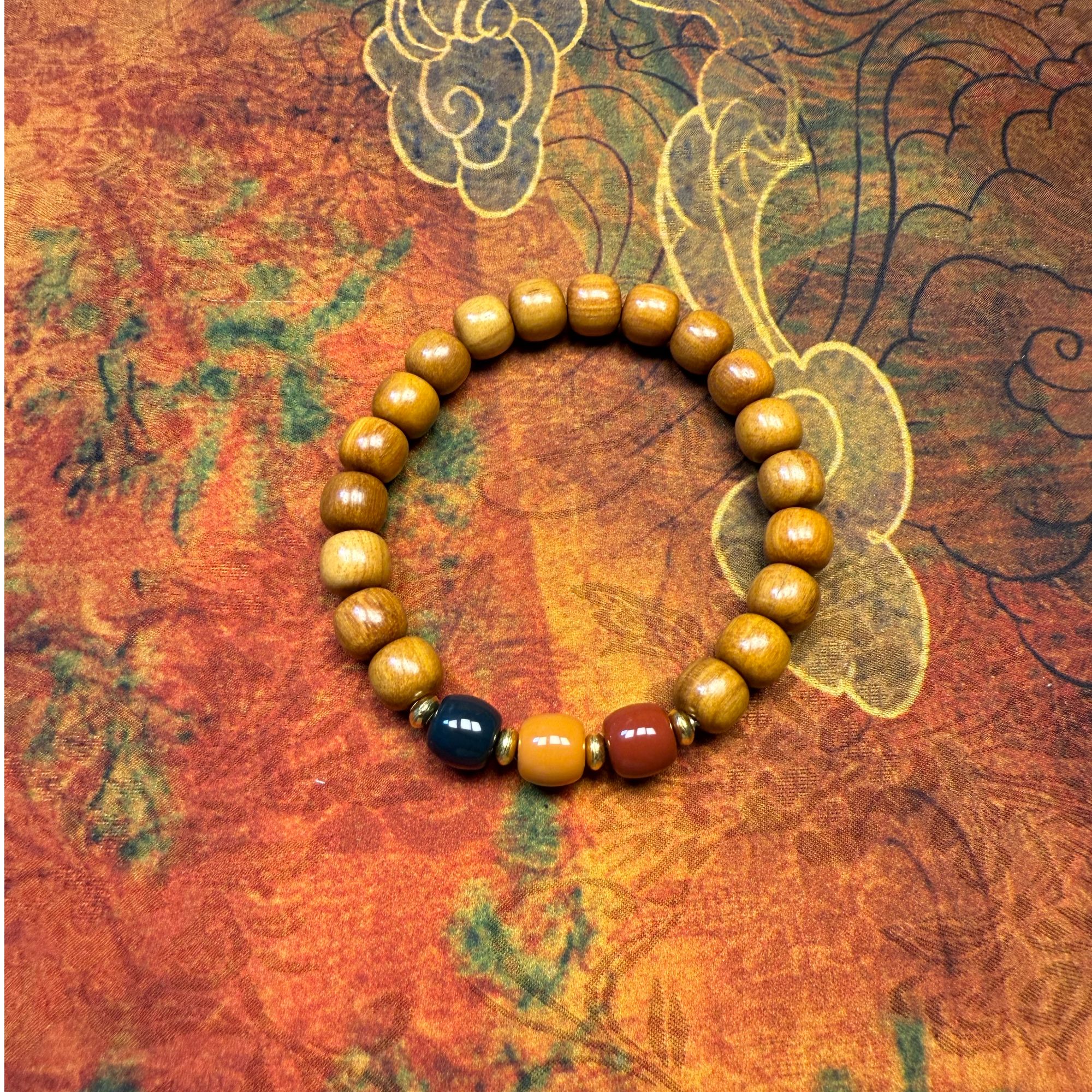 A020老山檀单圈手串8mm-无礼盒