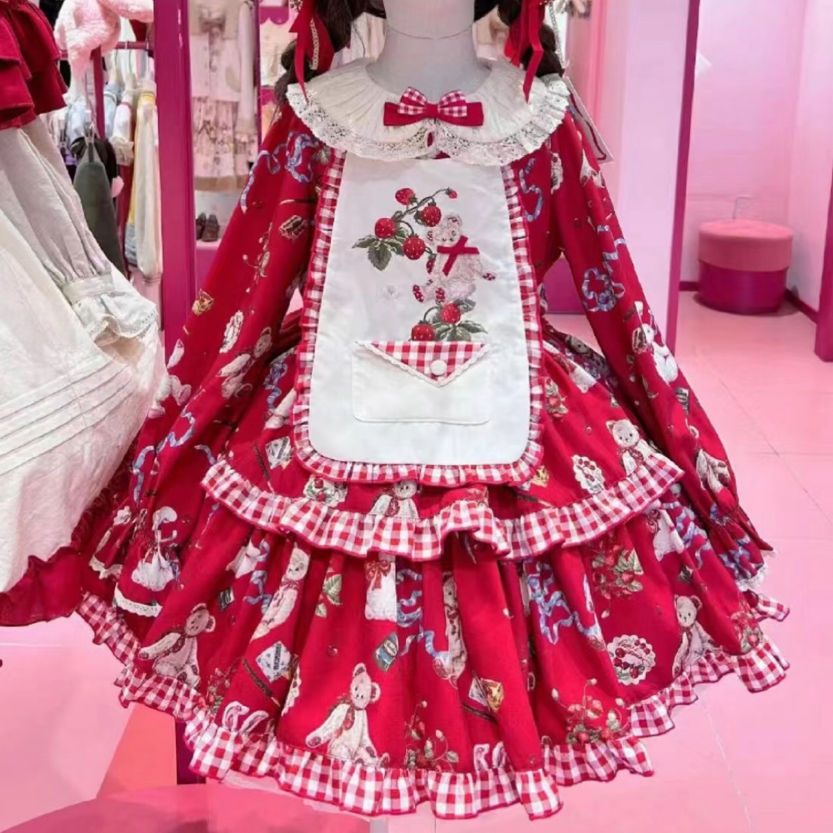 仲夏物语Lolita女童公主裙·野草莓2.0童装op
