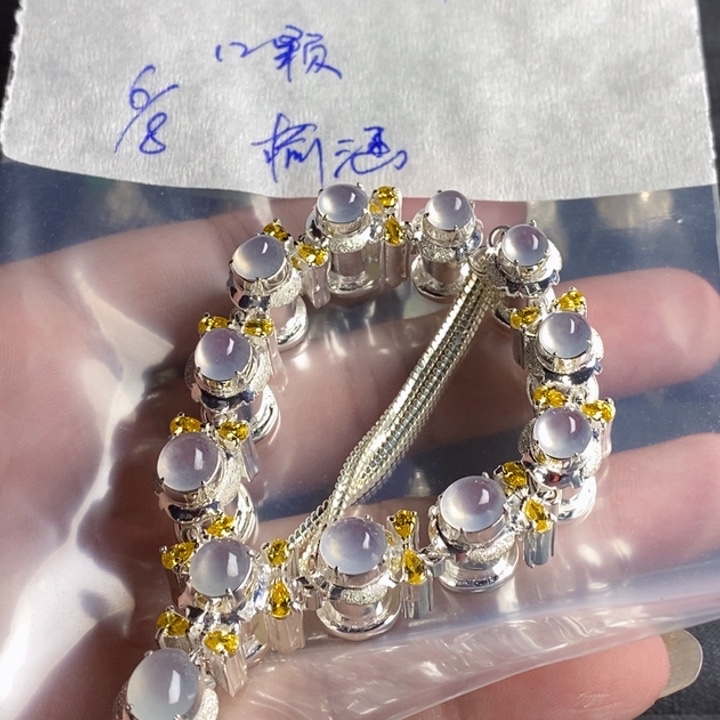 定制翡翠未镶嵌榆*缅甸天然翡翠a货