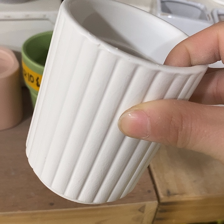 陶盆有孔 瑕疵针孔漏釉介意勿拍外口 8外高10