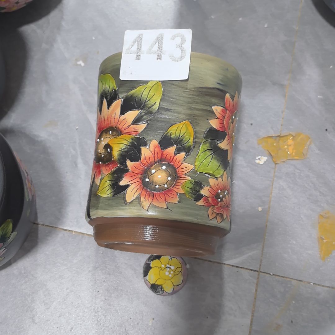 红泥花盆景德镇花盆
