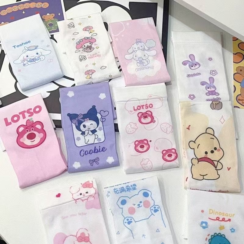 (拍一发2双)高品质儿童卡通驱蚊冰袖花型随机