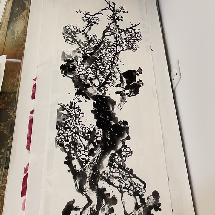 二***黑国画张圣敏先生纯手绘作品