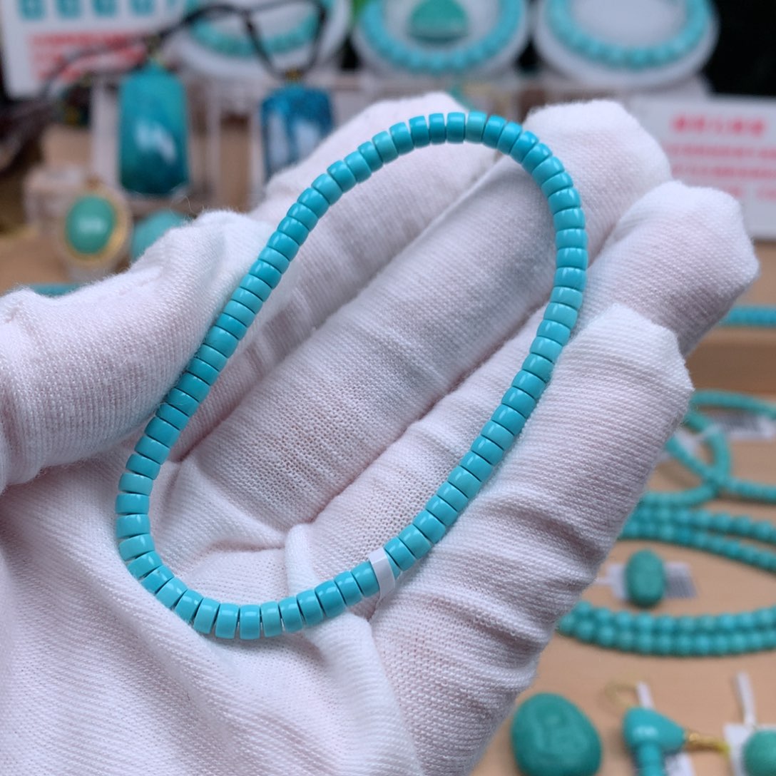 绿松石未镶嵌珠宝奇石4mm