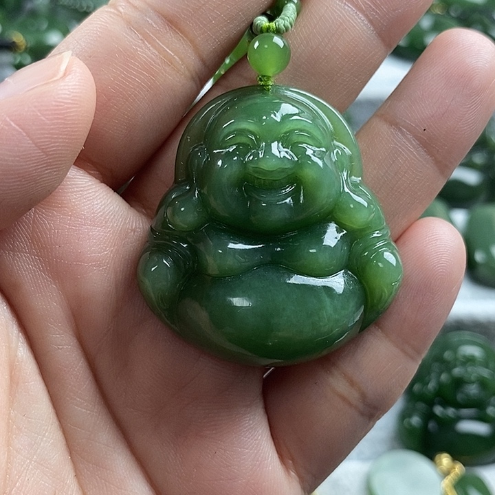 和田玉（碧玉）未镶嵌项链40