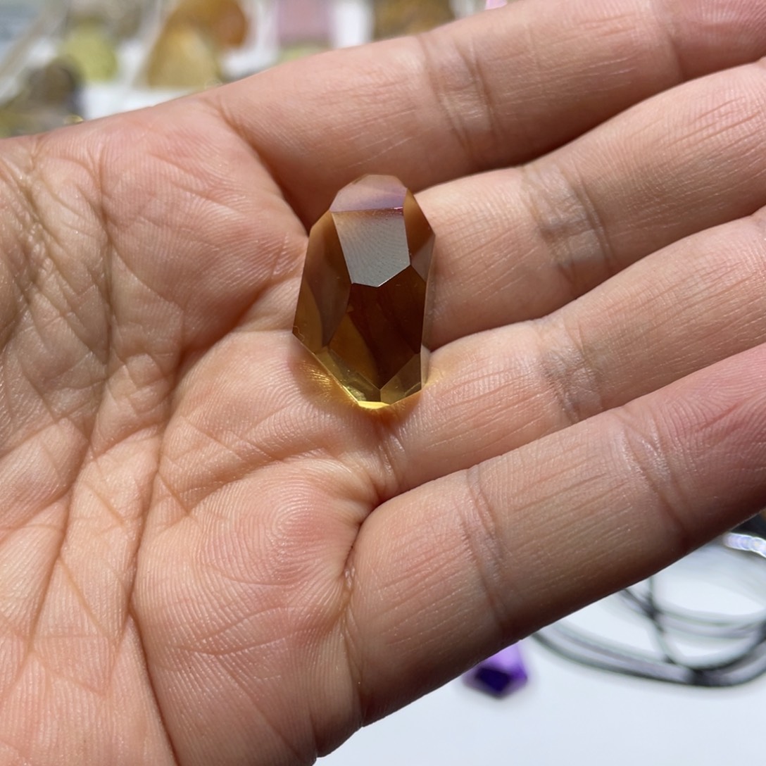 水晶颈饰未镶嵌s****0定制