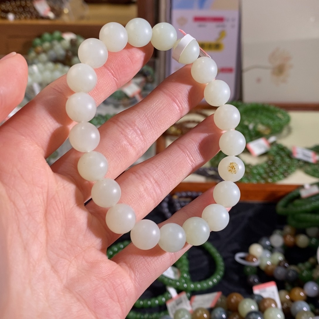 和田玉手链未镶嵌