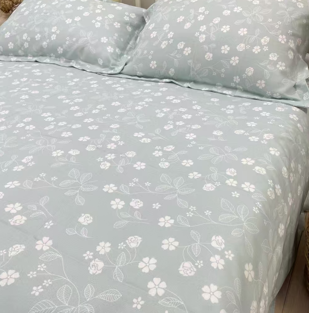 竹纤维软凉席单人床床单印花许玮甯雨霖铃