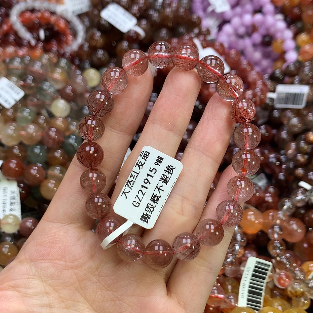 水晶手链未镶嵌，