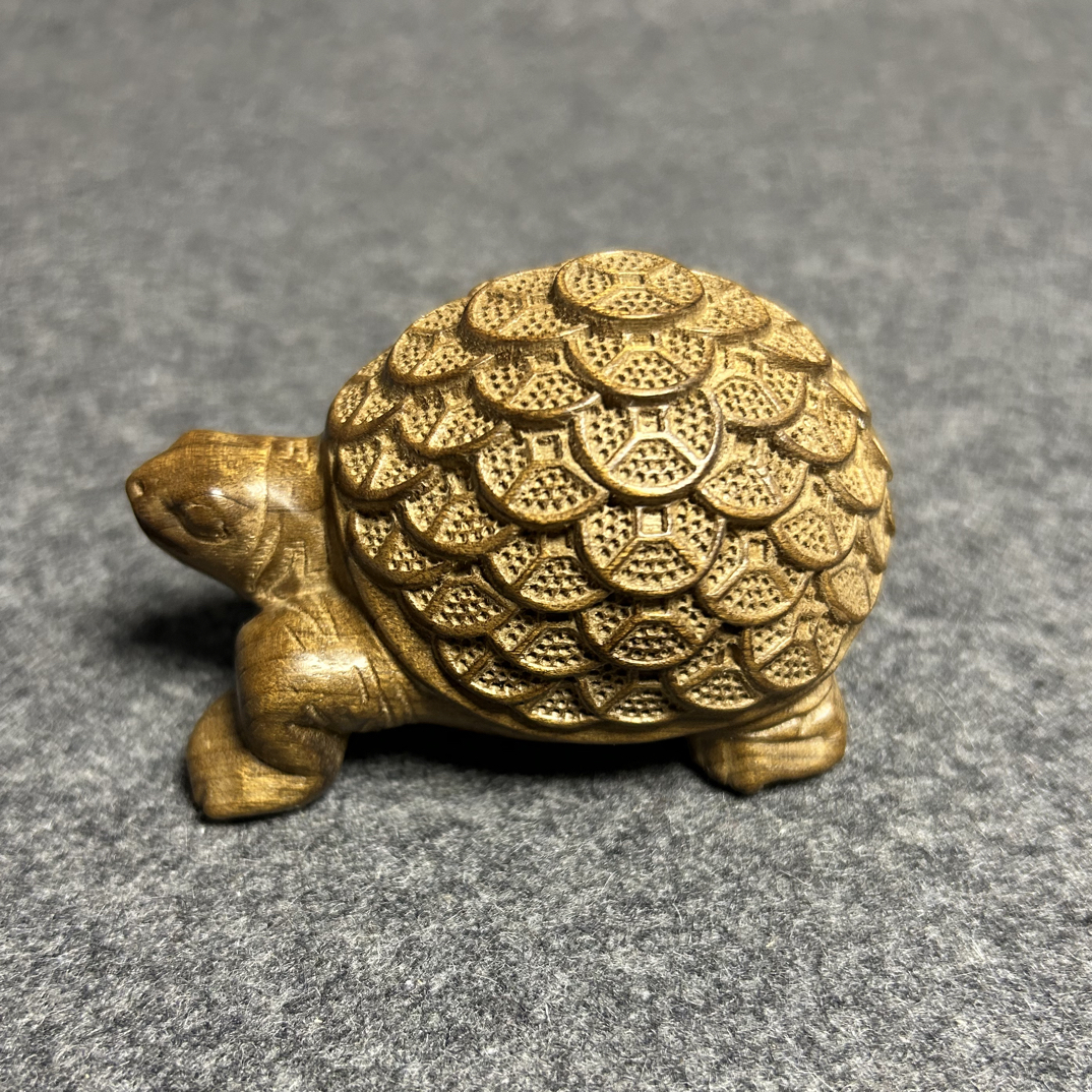 金钱龟（健康长寿）金丝楠阴沉木 手把件 无漆无蜡 淡淡的清香