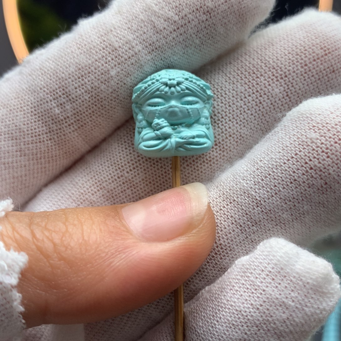 绿松石挂件未镶嵌