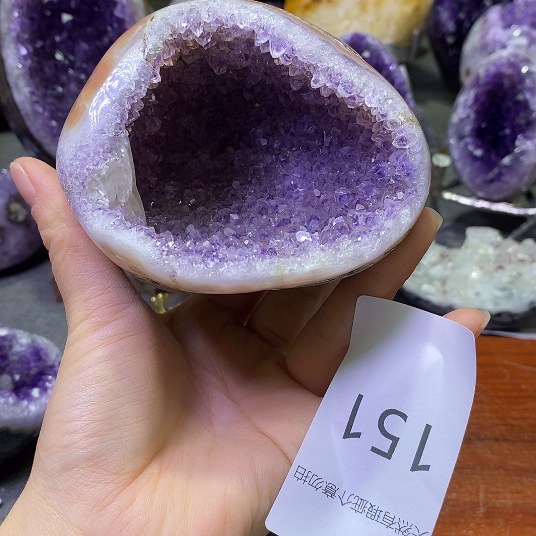 珠宝半成品未镶嵌紫晶