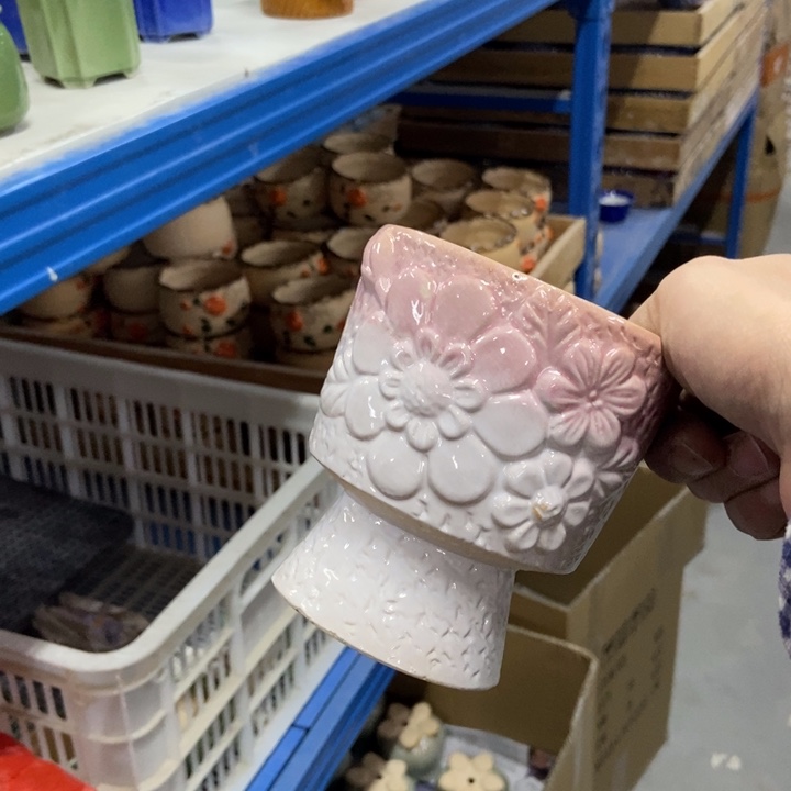 陶瓷花盆单场满9.9发10*11.5