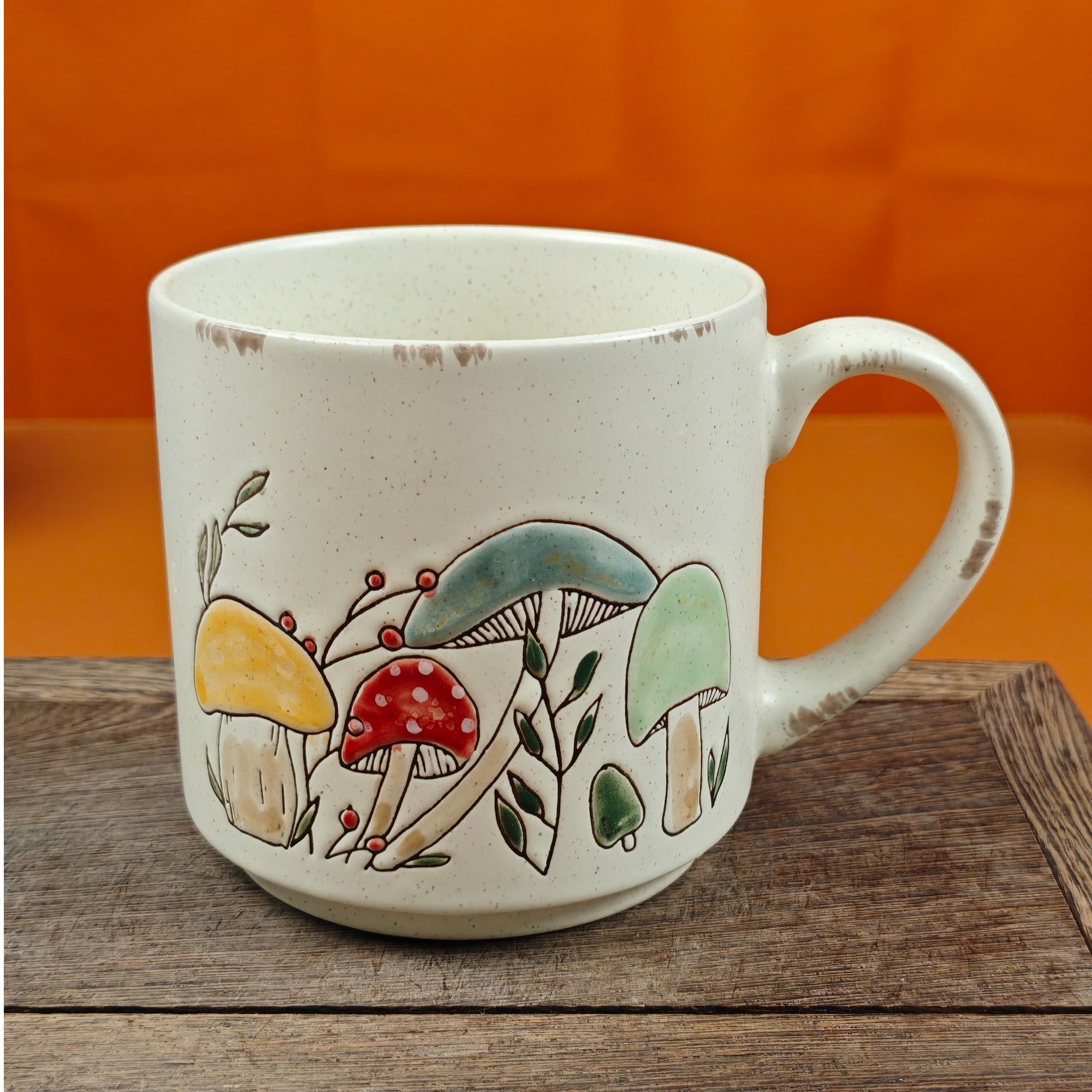 大容量情侣杯水杯陶瓷马克杯手绘杯牛奶杯子办公咖啡杯024